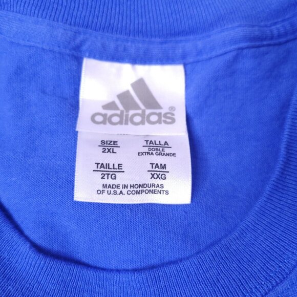 Adidas Mens UCLA Recreation T-Shirt 2XL Long-Sleeve Shirt Blue Bruins - Picture 5 of 6